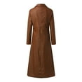 thumbnail image 2 of Vedolay Women's Tops Womens Casual Open Front Long Sleeve Work Business Lapel Jacket with Pockets,Brown S, 2 of 4