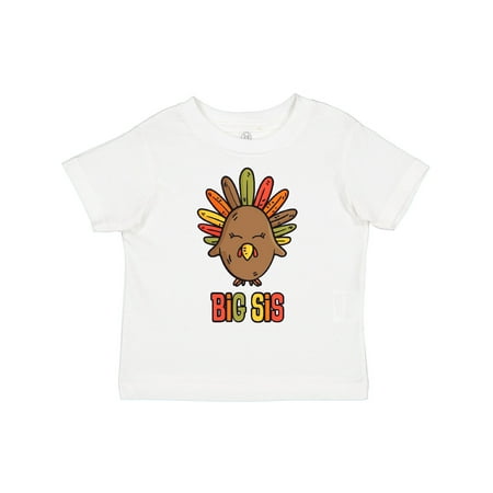 

Inktastic Cute Tg Turkey Big Sis Girls Toddler T-Shirt
