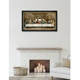 thumbnail image 2 of DECORARTS - The Last Supper by Leonardo Da Vinci Giclee Reproducation, Giclee Prints Acid Free Cotton Canvas with Matching Black Gold Solid Wooden Frame. Total Framed Size: 33" W x 19" H, 2 of 6