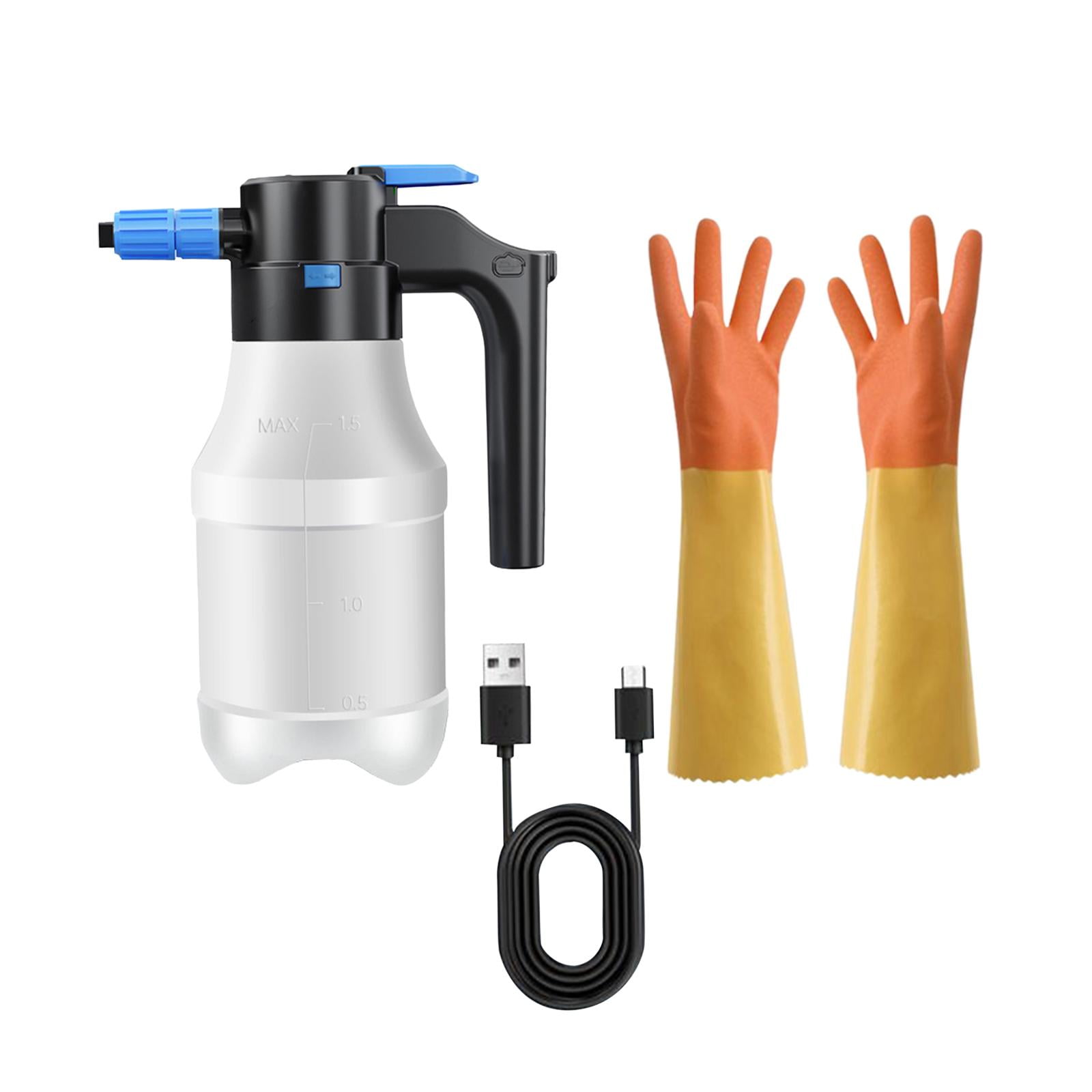 Miulika 1.5L Electric Foam Sprayer Electric Pressure Washer Pressure Foam Sprayer Multifunctional Home Cleaning Car Detailing Washing With Long Glove