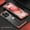 Blackred, variant on SaniMore for iPhone 14 Plus Case, Aluminum Alloy Glass Backplane Transparent No-yellow Wireless Charing Slim Drop Resistant Shockproof Anti-scratch Military Grade Protective Shell, Blackpurple