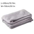 thumbnail image 2 of Boreal Craft Soft Flannel Blanket Air Conditioner Companion Solid Color Nap Mat Compact Microfiber Throw For All Seasons Thick Winter Blanket Blankets Full Size Dark Throw Blanket Throw for Couch Mens, 2 of 4