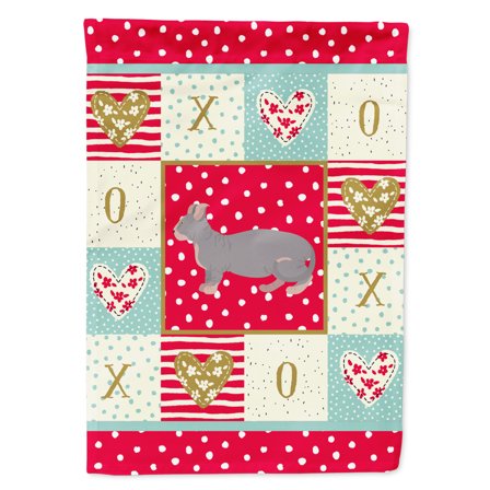 Carolines Treasures CK5604GF Dwelf 1 Cat Love Flag Garden Size Small multicolor