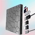 thumbnail image 3 of External DVD RW Drive USB 3.0 Type C 7 In1 Interface Slim DVD CD Writer Burner Reader Player Optical Drive for Laptop PC, 3 of 5