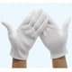 thumbnail image 4 of EeaseMX 12 pares de guantes de algodón blancos resistentes al desgaste, en una bolsa, guantes de trabajo de etiqueta (grosor medio, talla L), 4 of 8