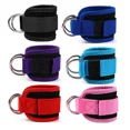 thumbnail image 3 of Cable Ankle Straps Double D-Ring Ankle Cuffs For Gym Workouts Glutes Legs Strength Training Brace Support Sport Safety Abductors, 3 of 10