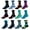 Style 6, variant on Men's Colorful Dress Socks - Fun Patterned Funky Crew Socks For Men - 12 Pack
