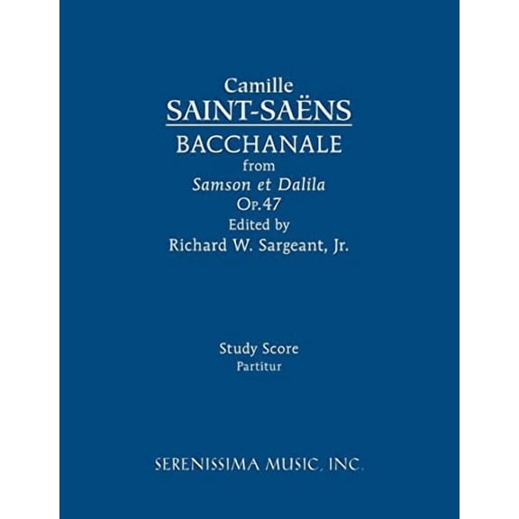 Bacchanale, Op.47: Study score (Paperback)
