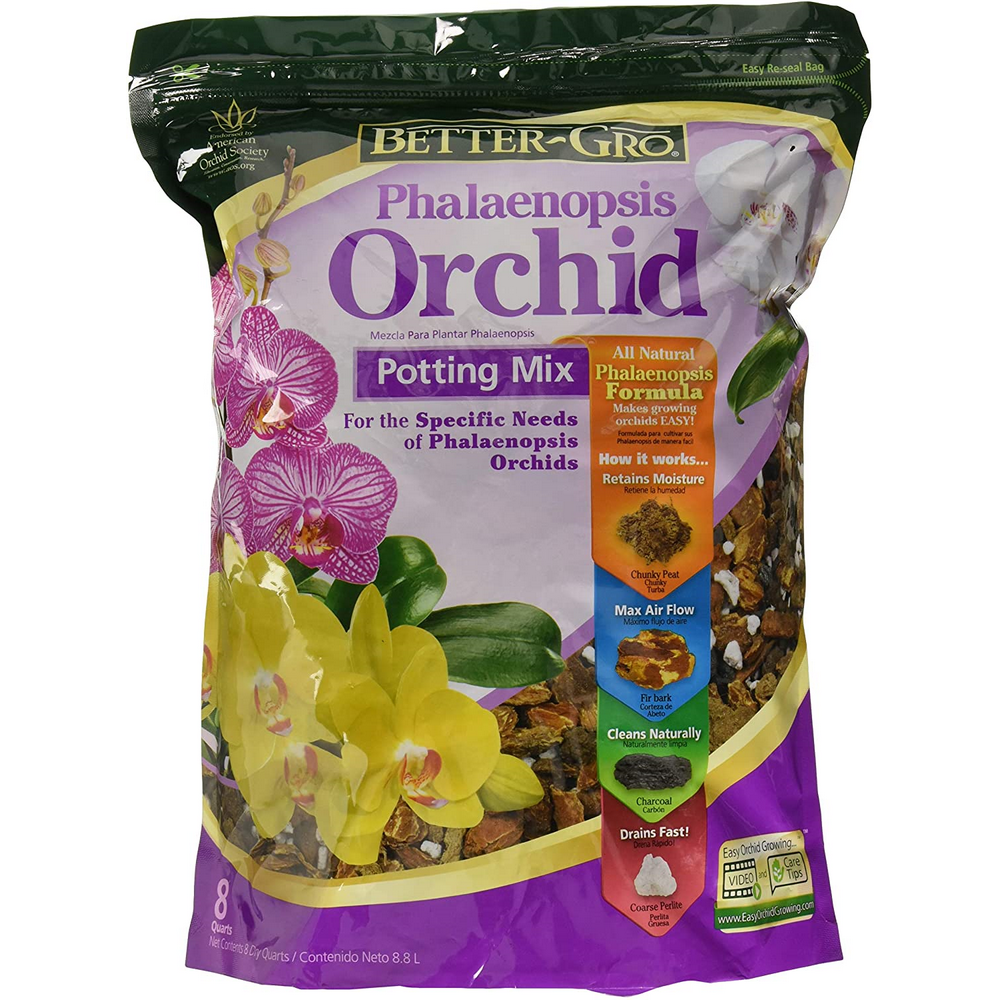 Sun Bulb 5011 BetterGro Phalaenopsis Orchid Potting Mix, 8 Quarts