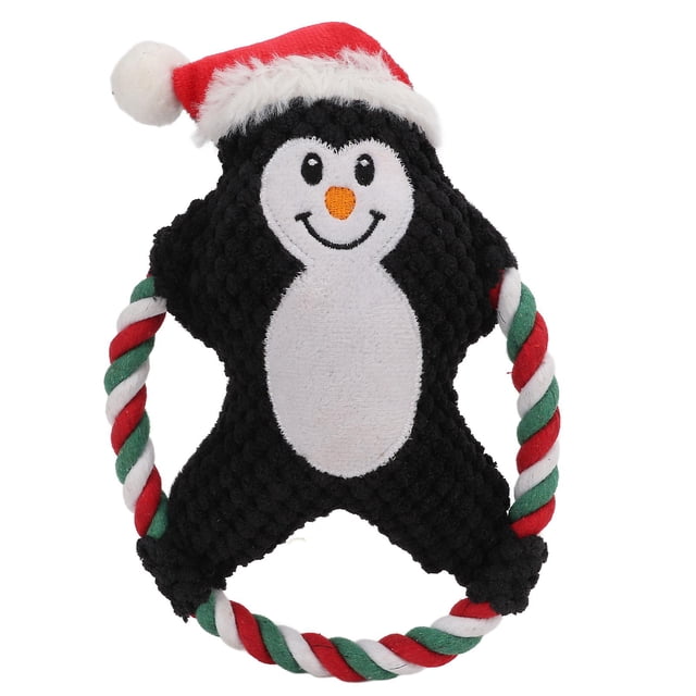 Interactive Plush Dog Chewing Squeak Toy - Pet Christmas Toy for Small Medium Large Pets