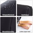 thumbnail image 3 of Bolso pequeño del maquillaje impermeable portátil del viaje, hecho del nilón, tela compuesta del PVC, 3 of 5