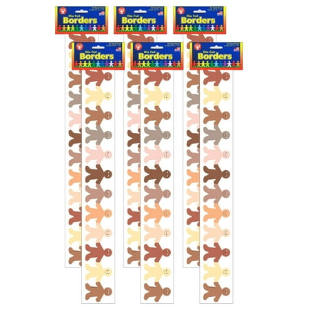 Hygloss Multicultural Kids Mighty Brights Border, 72 Pieces