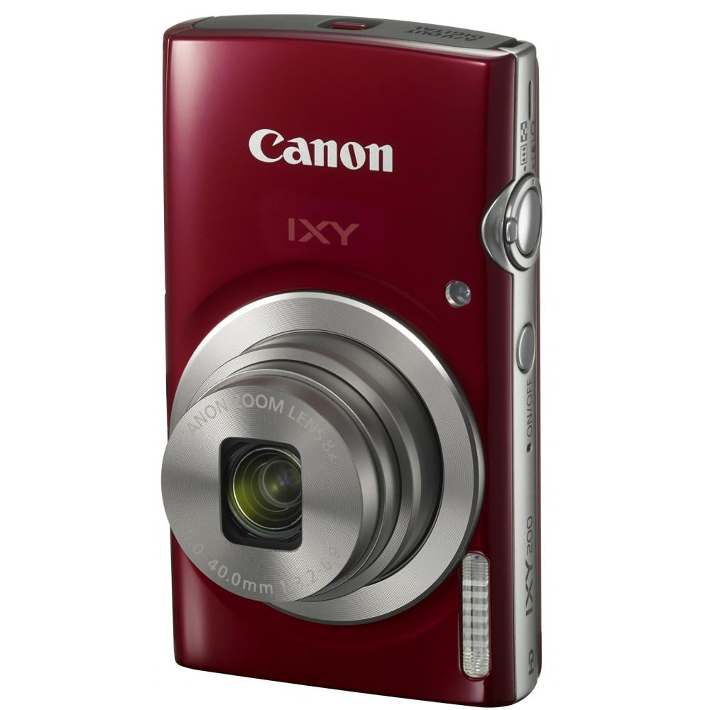 Canon IXY 200 / Elph 180 Digital Camera (Red) - Walmart.com