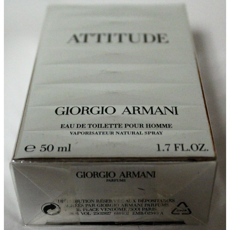 Armani Attitude By Giorgio Armani Eau De Toilette For Men