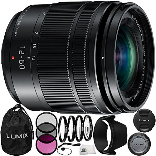 Panasonic Lumix G Vario 12 60mm F 3 5 5 6 Asph Power O I S Lens Bundle With Manufacturer Accessories Accessory Kit 13 Items Walmart Com Walmart Com Panasonic Lumix G Vario 12 60mm F 3 5 5 6 Asph Power O I S Lens Bundle With Manufacturer Accessories Accessory Kit 13 Items Walmart Com Walmart Com