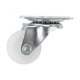 thumbnail image 1 of 4pcs 1 pulgada Ruedas giratorias blancas PP DUAL Rodillo Rueda Rueda de ruedas de ruedas for varios trolleys Muebles Comedor Coches Silla de oficina CALIENTE, 1 of 6