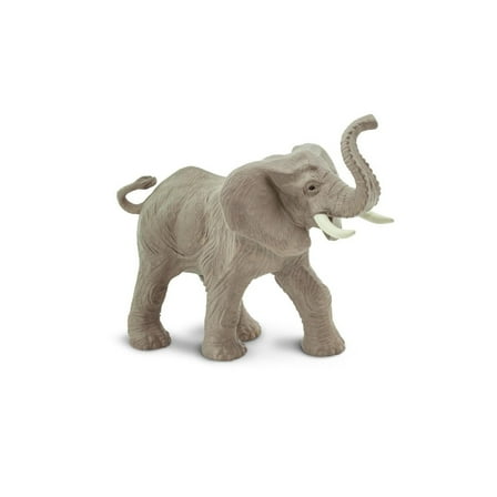 Safari Ltd. African Elephant Figurine - Detailed 6.25" Model Figure - Educational Toy for Boys, Girls, and Kids Ages 3 