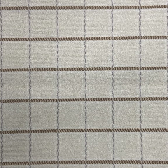 Decora Furnishings Tattersall Plaid Design Velvet Furnishing Fabric, 54 Inches, By The Yard