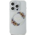 thumbnail image 3 of Guess IML Flowers Wreatch with MagSafe Hard Case for iphone 15 Pro Max 6.7" Transparent - GUHMP15XHFWFCT, 3 of 6
