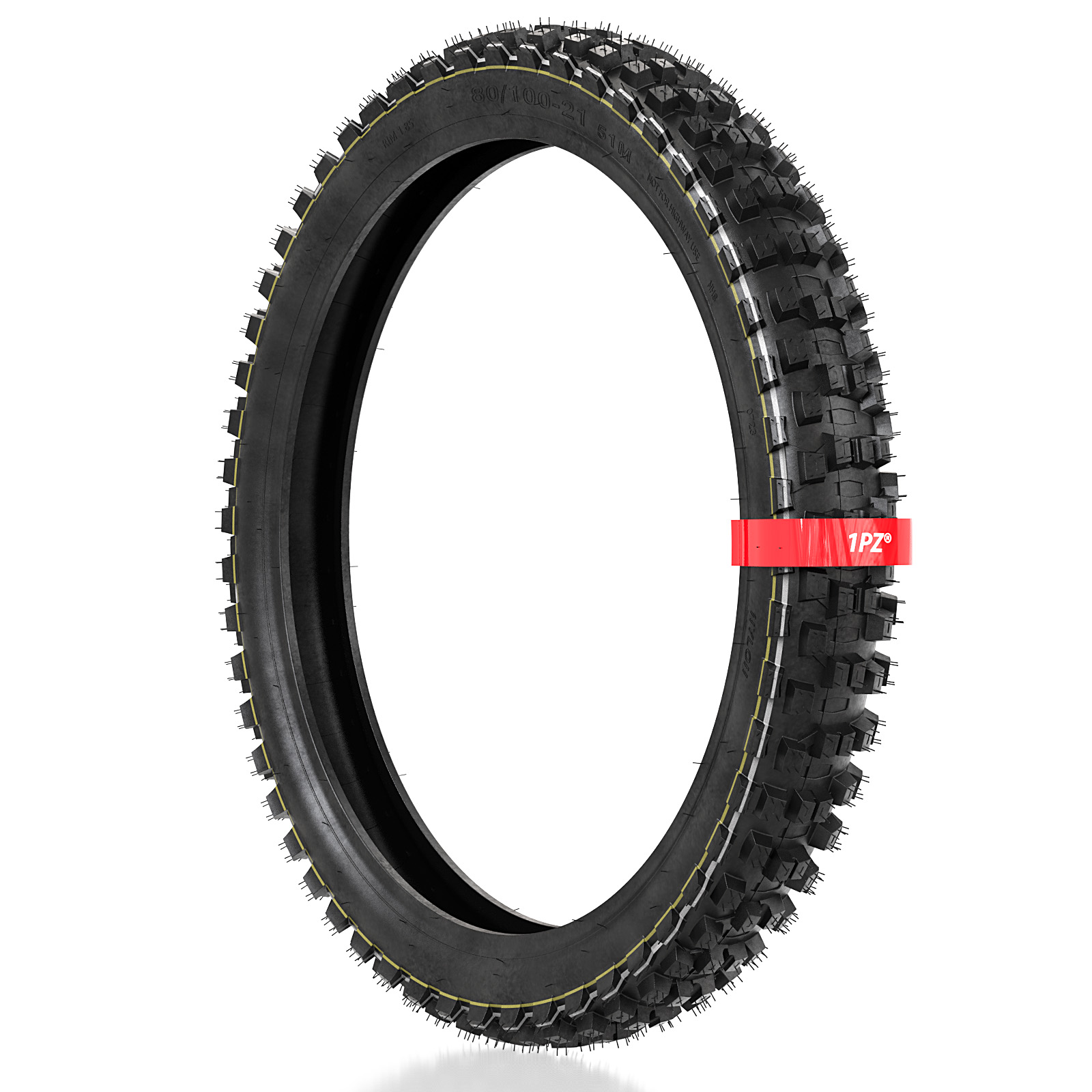 1PZ CZ0-154 80/100-21 Tire Replacement for Heavy Duty Motorcycle Designed For 21" Rim Motorcycle Chinese Dirt Bike Off-road