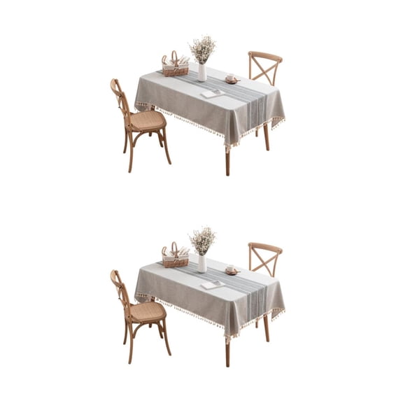Naiovety Cubierta de resistente a St para celebraciones de bodas y festivales Accesorios de decoración de de comedor de poliéster elegante Type1 NO1