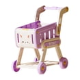 thumbnail image 4 of Carrito de compras de juguete, juego de simulación, juguetes creativos divertidos, juguete educativo, carrito de supermercado, juego de rol para niños Violeta, 4 of 8
