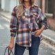 thumbnail image 5 of Pntutb moda mujer manga larga frente abierto ropa de abrigo suelta impresión blusa abrigo Tops blusa liquidación Pntutb Pntutb-6676, 5 of 8