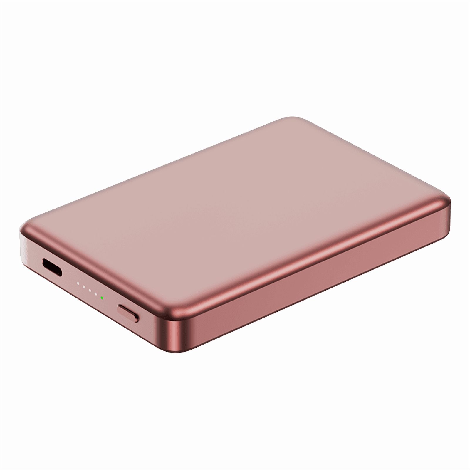 XYZtech X Blade 10K Wireless Power Bank - 10000 mAh - Metal Casing Design, Compatible with iPhone and Samsung, Rose Gold