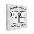 thumbnail image 3 of Stupell Industries Beards Vs. Mullets Toilet Paper Bathroom Humor Expression Graphic Art Gallery Wrapped Canvas Print Wall Art, Design by Daphne Polselli, 3 of 7