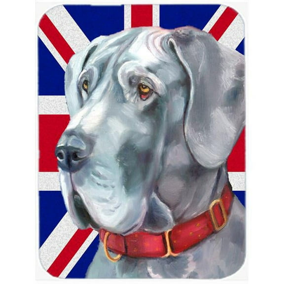 Carolines Treasures  Great Dane With English Union Jack British Flag Mouse Pad