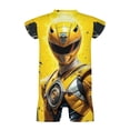 thumbnail image 6 of Power Rangers Baby Romper Short Sleeve Bodysuits Soft Rompers Summer Clothes One-Piece Jumpsuits Outfits 3-6M, 6 of 8