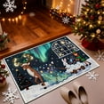 thumbnail image 4 of Hometravel Christmas Embroidery Doormat, 3D Pattern Absorbent Entrance Mat, Non-slip Floor Rug for Doorway, Kitchen, Home Decor, 4 of 6