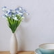 thumbnail image 2 of Flores 7 Tenedores Orquídea Violeta Decoración Exterior Flores, 2 of 2