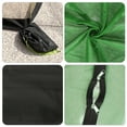 thumbnail image 4 of Topchances 7-10 ft Patio Umbrella Mosquito Net, Polyester Mesh Net Screen, Adjustable Universal Canopy Net with Sandbags and Zipper Door for Outdoor Umbrellas and Patio Tables (Green), 4 of 9