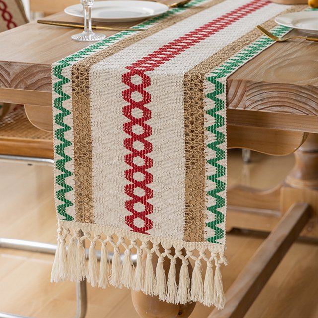 Ganfancp Nueva Toalla Bordado Bandera de Mesa Bandera de Té Paño de Mesa de Comedor Homestay Tela Mantel Arte con Un Sentido de Ofertas y Liquidaciones 1X Mantel