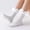A-White176, variant on Babaley Women's Socks Elegant Lace Ruffle Crew Socks Comfortable Stretchy Mid Calf Trendy Hosiery