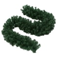 thumbnail image 1 of 270x28cm PVC Guirnalda artificial Follaje Hojas verdes Vides artificiales para decoraciones navideñas (Verde), 1 of 7