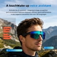 thumbnail image 2 of AI Smart Glasses with 16GB Memory, 8MP HD Camera Video Recording, Multi-Language Translation Object Recognition, Bluetooth Calling, 290mAh Battery, 2 of 9