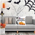 thumbnail image 5 of sruoe Throw Pillow Covers, Halloween Decor, Halloween Thanksgiving Pumpkin Pillowcase, Cute Ghost Spooky Halloween Pillow Covers, Corduroy Pillow Covers for Sofa, Living Room, Holiday Decor, 5 of 6