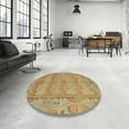 thumbnail image 3 of Ahgly Company Indoor Rectangle Abstract Cinnamon Brown Abstract Area Rugs, 5' x 7', 3 of 6