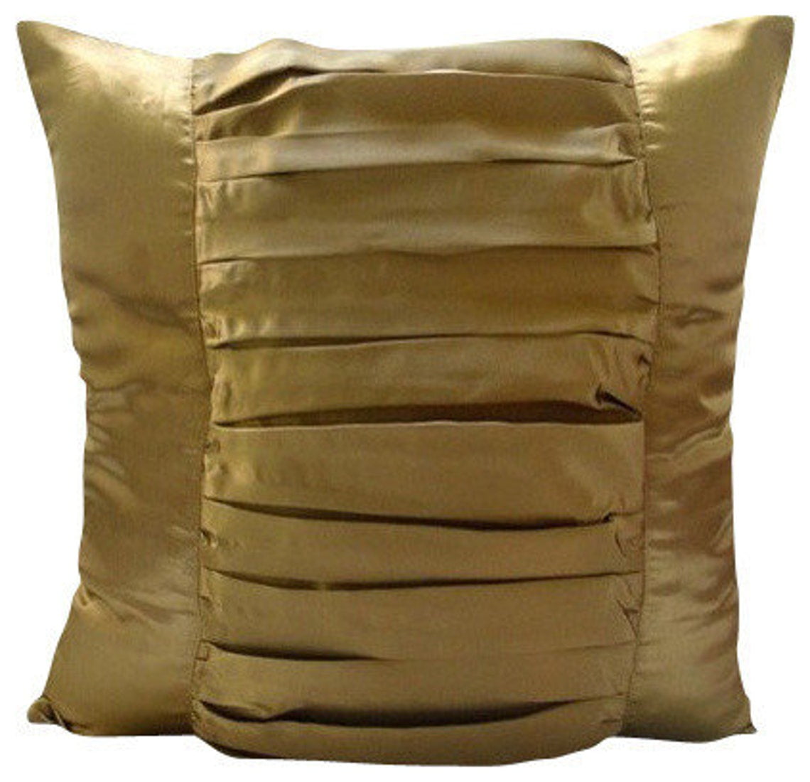 Euro Sham Pillow Covers, Gold Euro Pillowcases 26x26 inch (65x65 cm