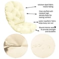 thumbnail image 3 of 48" x 24" Swivel Rocker Cushion, Chair Cushion,Washable Comfortable and Elegance Home Rocking Chair Pad for Indoor Or Outdoor Use (Chair Not Included), 3 of 3