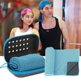 thumbnail image 3 of SIEYIO Sport Towel Quick Dry Yoga Towel Soft Breathable Microfibre Towel Cooling Towel, 3 of 17
