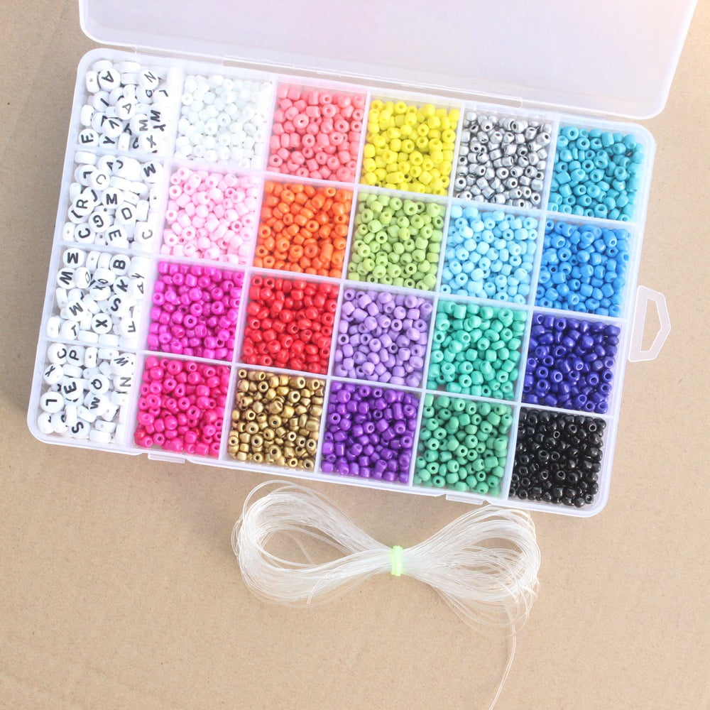 1 Pack 50g Beads Diy Jewelry Making Kit, Big Beads For Bracelets &  Necklaces, Baroque Style Material With Gift Box, Great For Christmas &  Birthday Present
