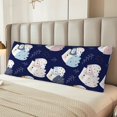 thumbnail image 4 of KLL Ultra Soft Microfiber Body Pillow Cover/Pillowcases 20"x54" with Hidden Zipper Closure-Mom And Baby Owls, 4 of 5