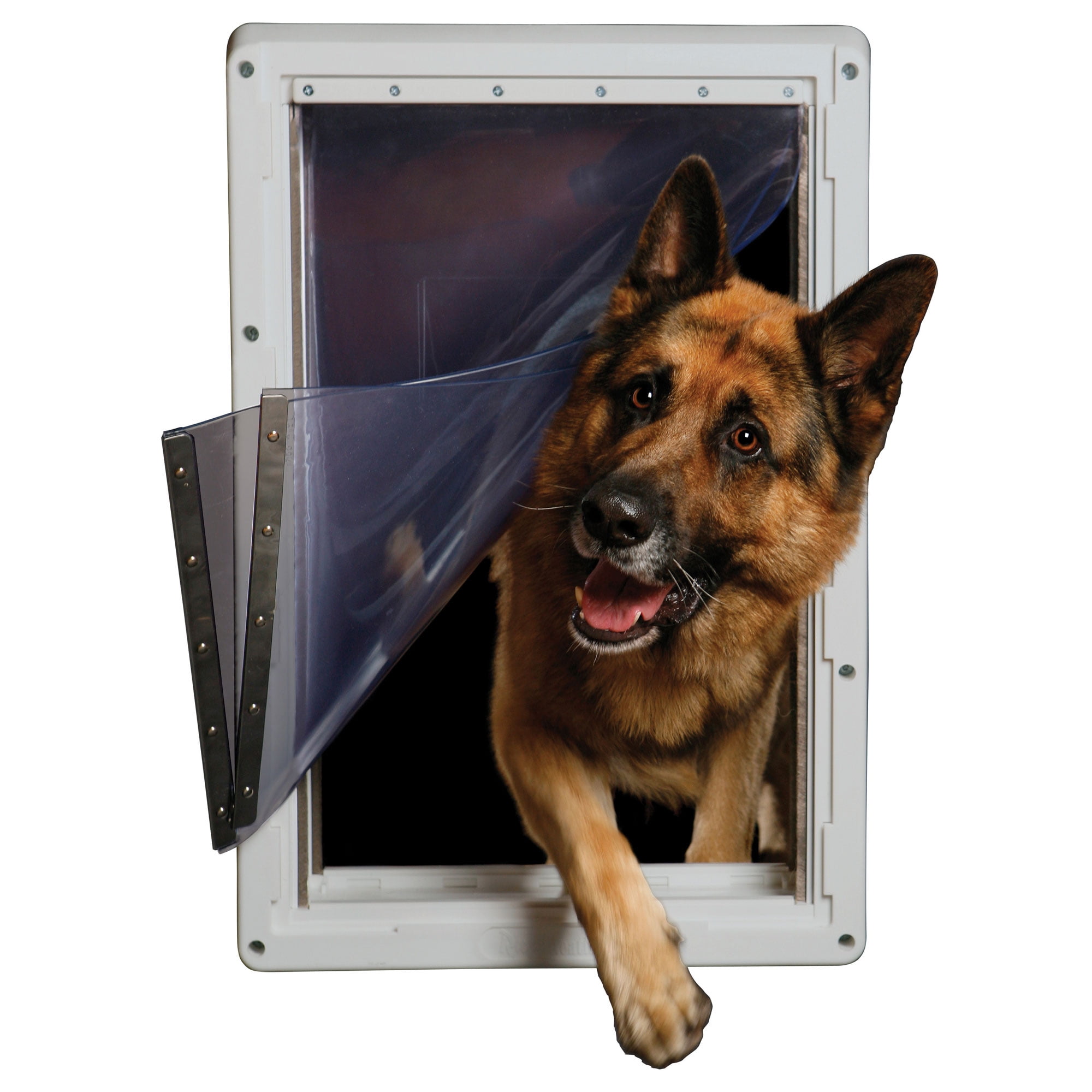 Ideal Pet Products Ruff Weather Pet Door Gray 5 75 L X 19 W X