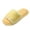 Yellow, variant on Women's Fuzzy Slippers Open Toe Cozy Memory Foam House Shoes Soft Flat Indoor Outdoor Spa Slippers
