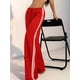 thumbnail image 4 of Pantalones Deportivos Holgados de Pierna para Mujer, Tiro Bajo, Estilo Y2K, con Cordón Ajustable Rojo L, 4 of 10