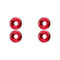 thumbnail image 4 of Greeniant Paquete de 2 tornillos de manivela portátil antioxidante M18 Color sólido desmontable reemplazo de perno de bicicleta de montaña Rojo 2piezas, 4 of 6