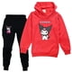 thumbnail image 1 of Kuromi Kuromi traje para niños ropa de primavera y otoño niñas con capucha sudadera fina pantalones 2223, 1 of 1
